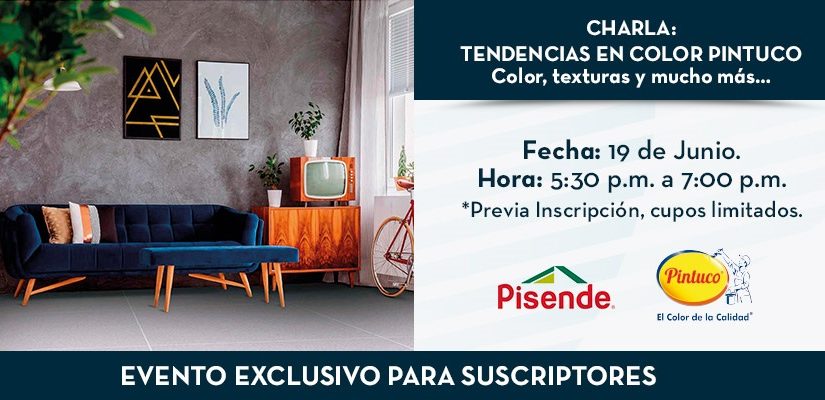 CHARLA: TENDENCIAS EN COLOR PINTUCO